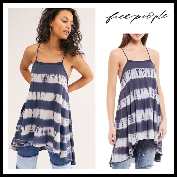 FREE PEOPLE BOHO FLOWY TUNIC TANK KNIT MINI A3C - Picture 7 of 16